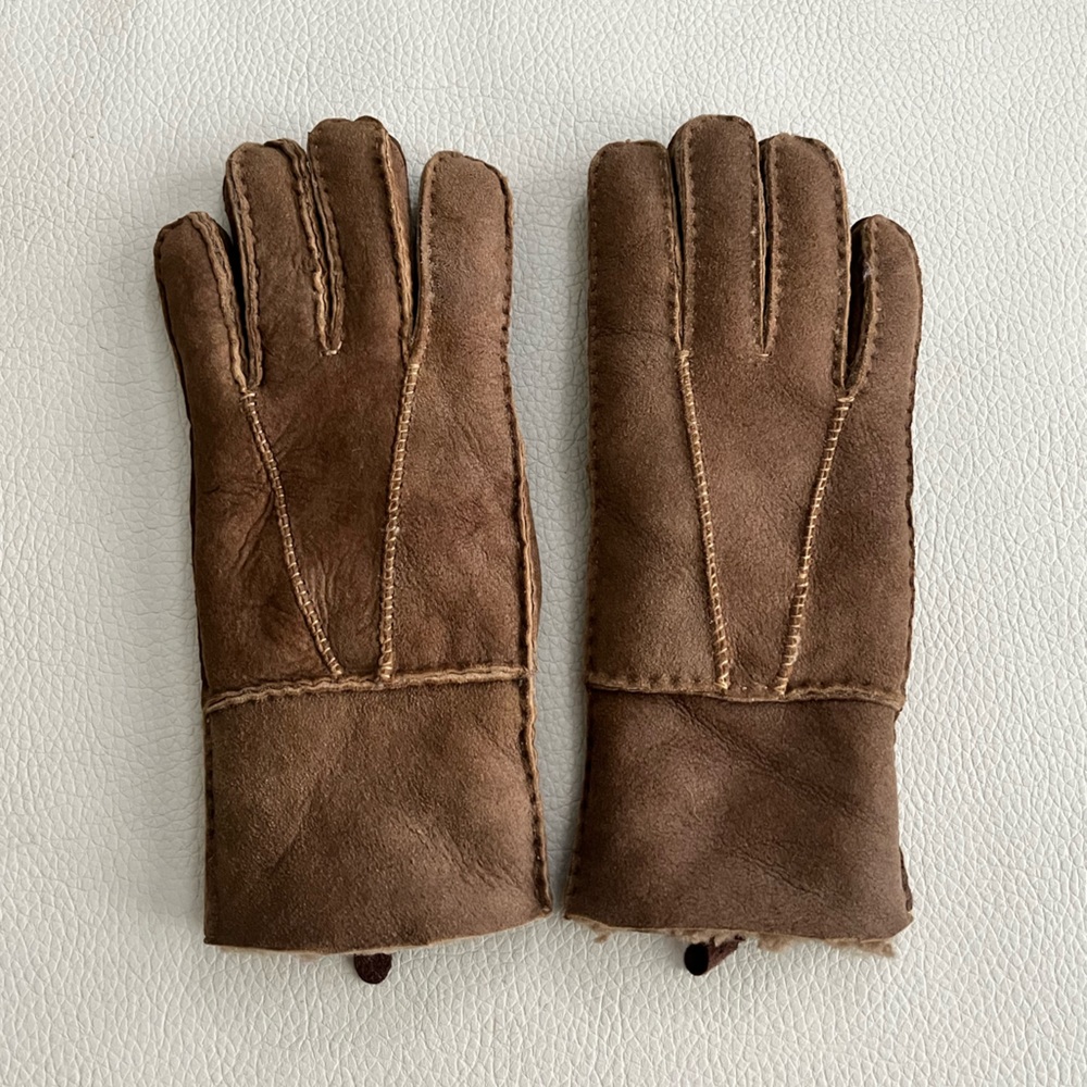 NWOT - Portolano Men’s Sherpa Lined Leather Gloves - Size L